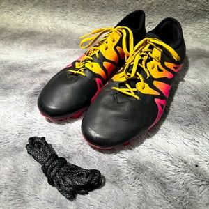 *SOLD*⚽️ Adidas X15.2 Black Soccer Cleats US Men’s Size 12.5 w/ Original Box ⚽️